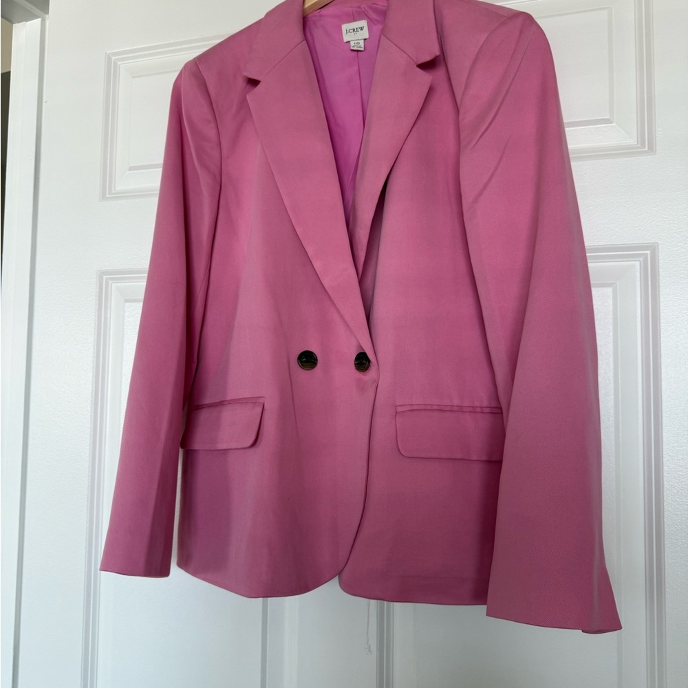 J. Crew Pink Blazer Classic Tailored Design